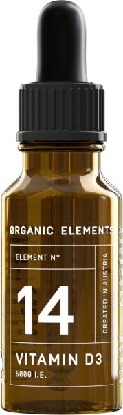Vitamin D3 Tropfen 5000 I.E. von Organic Elements