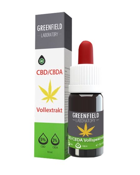 Greenfield Vollspektrum CBD Öl 8% (5% CBD + 3% CBDa)