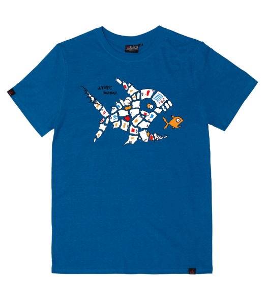Plastic Fish Hanf/Baumwoll T-Shirt