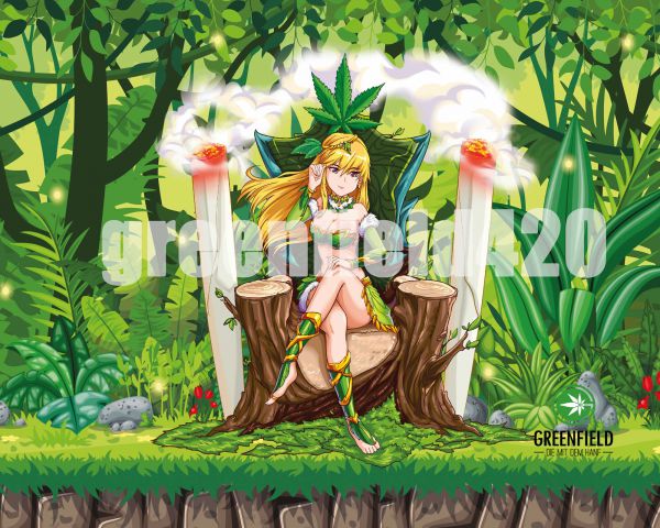 Manga Motiv Bild Jungle Princess