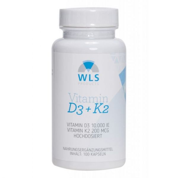 Vitamin D3+K2 MK7 , 100 Kapseln
